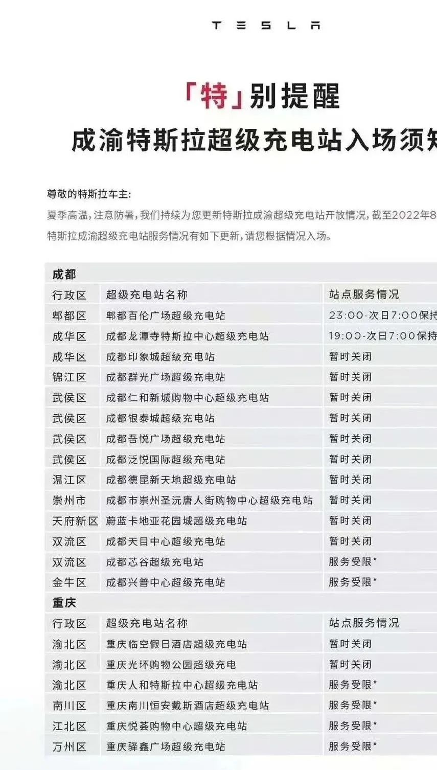 川渝拉起“电闸”，多家车企停产，新能源车无法充电？