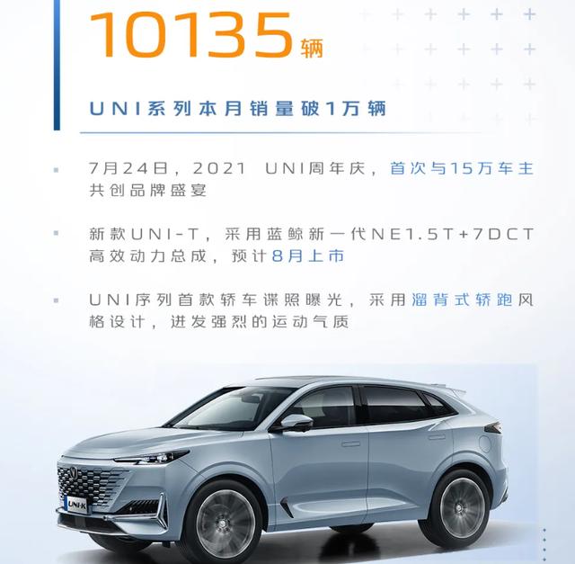 7月CS75系列、逸动系列、UNI系列销量全部疲软 为什么呢？