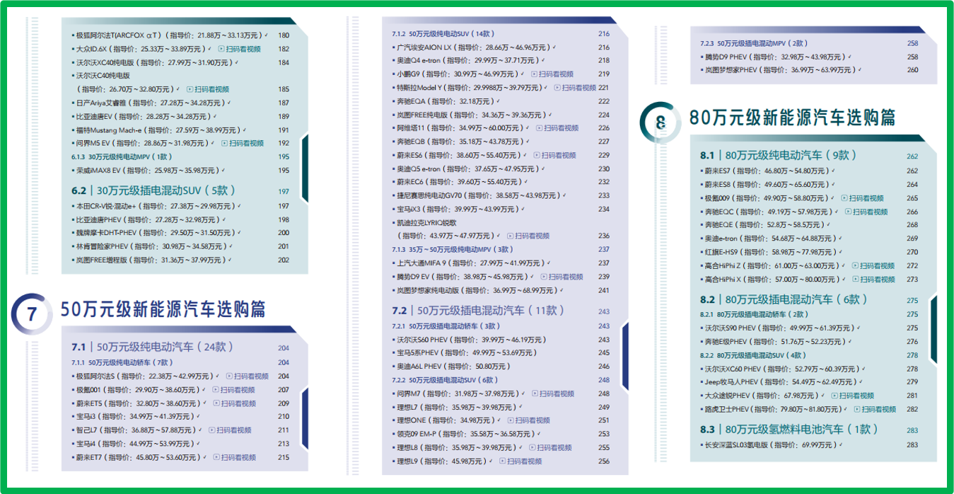 《新能源汽车选购指南》终面世：一本书速览近200款新能源汽车