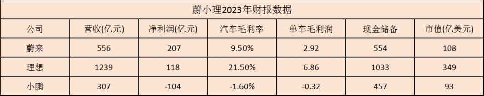 相同的起点不同的路径，蔚小理的悲欢不相同！