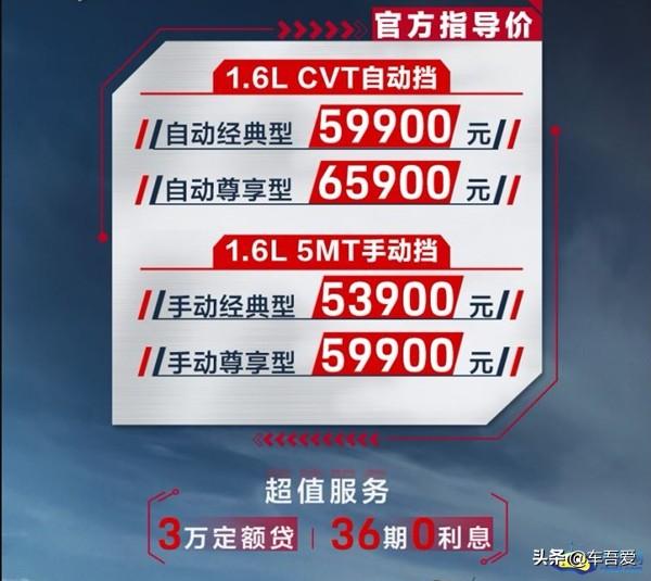 长安欧尚2021款科赛5正式上市 售5.39-6.59万元