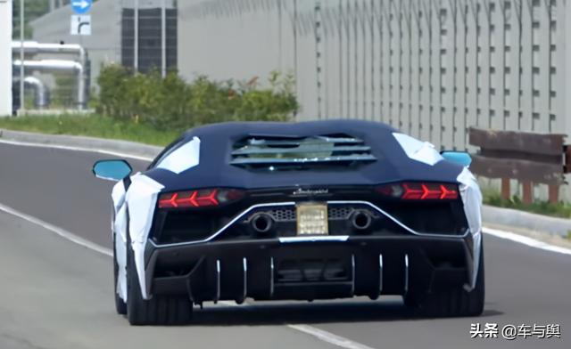 兰博基尼Aventador S Jota谍照,整体辨识度更强