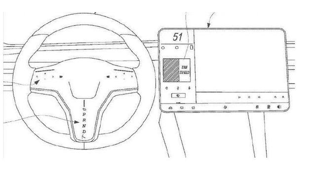 特斯拉新专利，取消方向盘实体按键，改用触控屏操作
