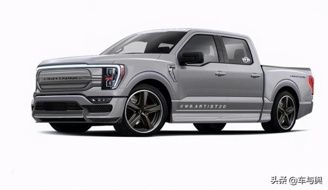 福特F-150 Lightning预告图，或将瞄准特斯拉皮卡