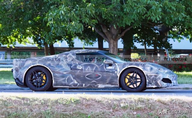 法拉利全新超跑路试谍照曝光,造型更加夸张,或搭载6缸混动系统