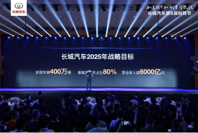 新能源车占比80%/沙龙品牌 长城发布2025战略