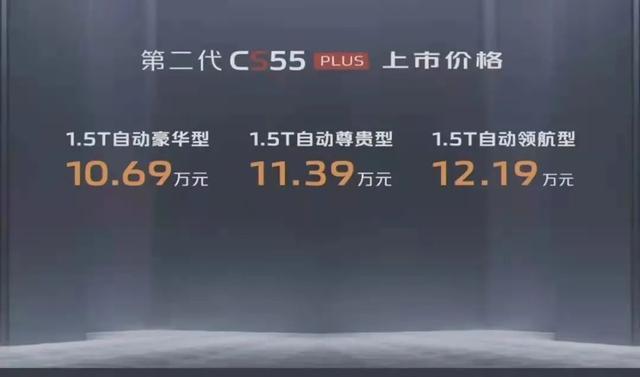 第二代CS55PLUS 紧凑级SUV里的“破壁”者