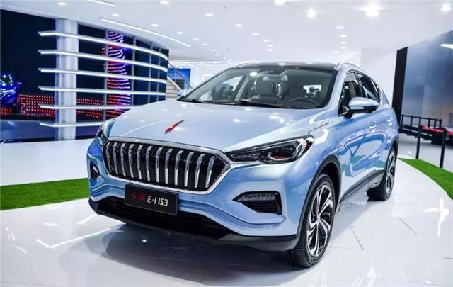 配三块液晶屏，曝红旗E-HS3量产版内饰，还等啥特斯拉Model Y