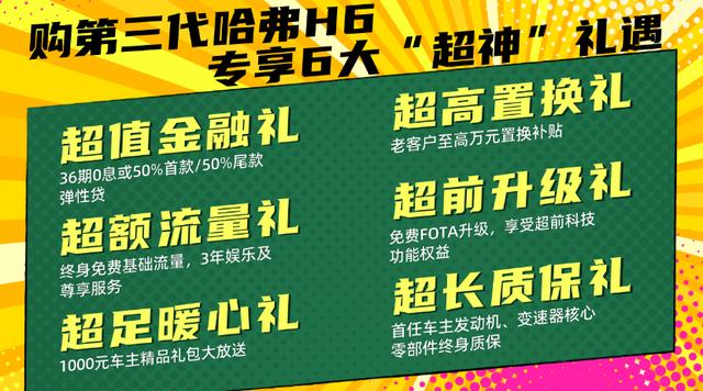 第三代哈弗H6上市，四款车中如何选？