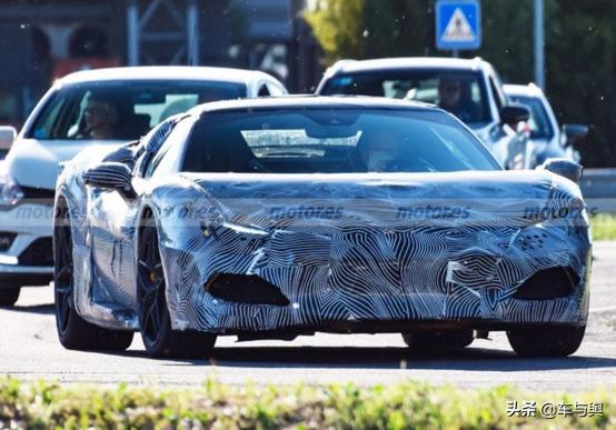 法拉利全新超跑路试谍照曝光,造型更加夸张,或搭载6缸混动系统