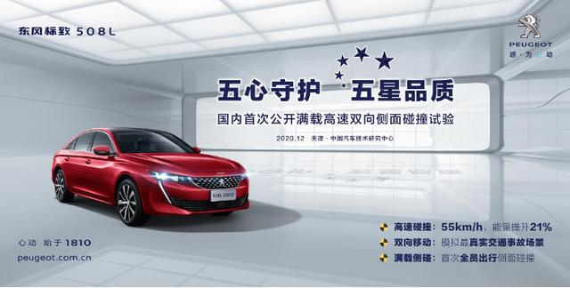 不怕检查,东风标致508L公开碰撞成绩