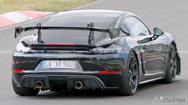 保时捷718 Cayman GT4 RS赛道谍照，或年内亮相