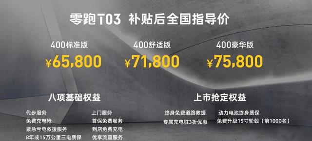 车市谈｜高性价比的代步新选择，零跑T03售价6.58万元起