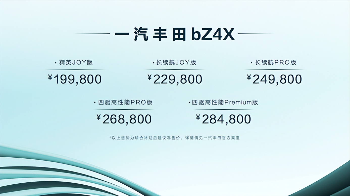 一汽丰田bZ4X也来了,丰田在华展开第二波电动化攻势