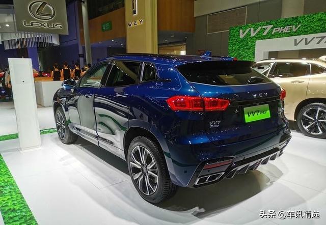 弹射起步、5.9秒破百、油耗仅1.6L，VV7 GT PHEV惊艳广州车展