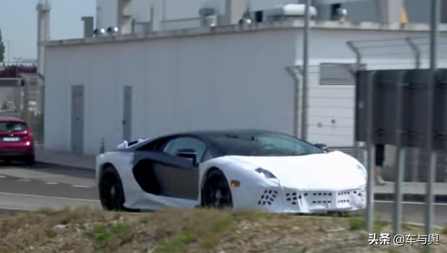 兰博基尼Aventador S Jota谍照,整体辨识度更强