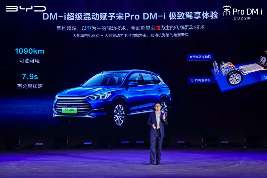 2022款宋Pro DM-i上市，比亚迪吹响百万新能源销量“冲锋号”