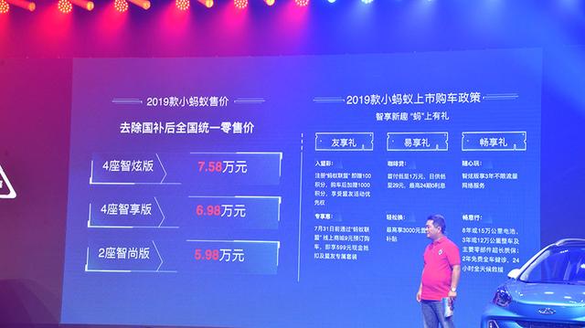 2年卖10万台的电动小车—2019款小蚂蚁增配上市，5.98万起