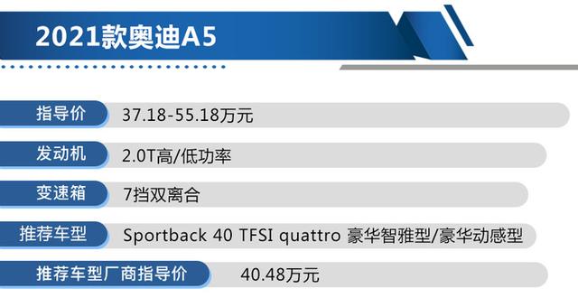 新款奥迪A5家族购车手册