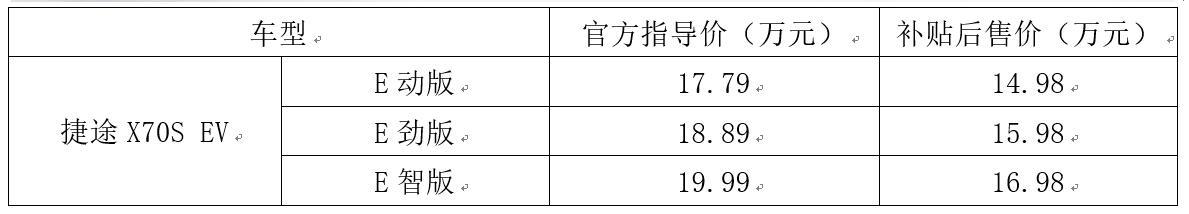 补贴后不到17万，捷途X70S EV来到大家面前，又要掀起一股热潮