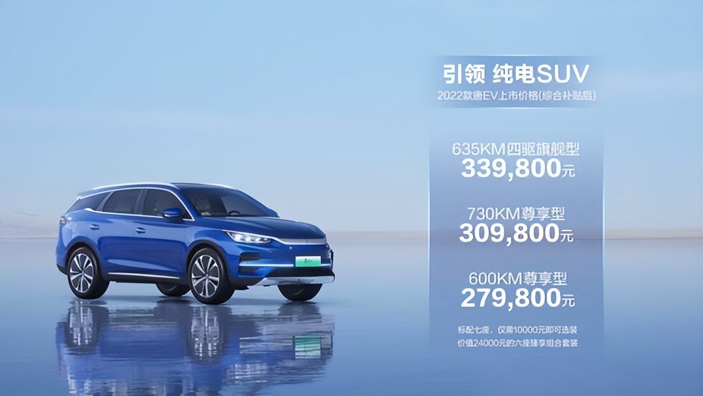 27.98万元起售 实力全维进化 2022款唐EV再树豪华电动标杆