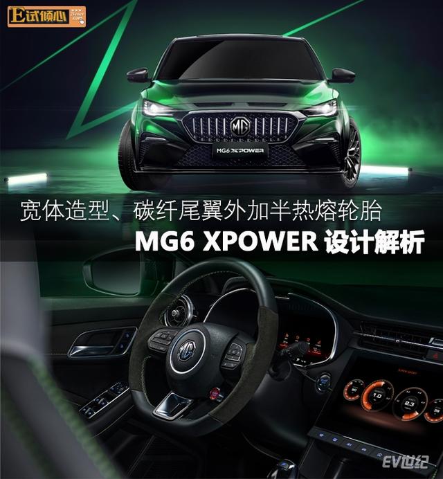 宽体造型、碳纤尾翼外加半热熔轮胎 MG6 XPOWER设计解析