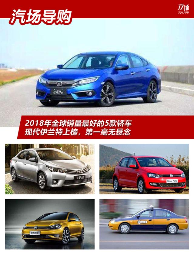 2018全球销量最好的5款轿车,轩逸朗逸没上榜,第一竟然是它