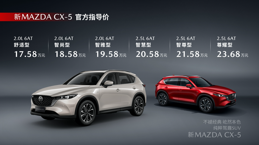 16项产品力进化 17.58万元起 新MAZDA CX-5或成紧凑级SUV新标杆