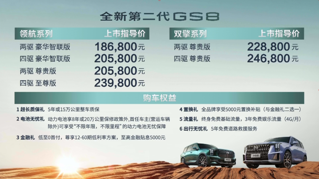 比肩汉兰达 智能混动化 广汽传祺全新第二代GS8哈尔滨上市