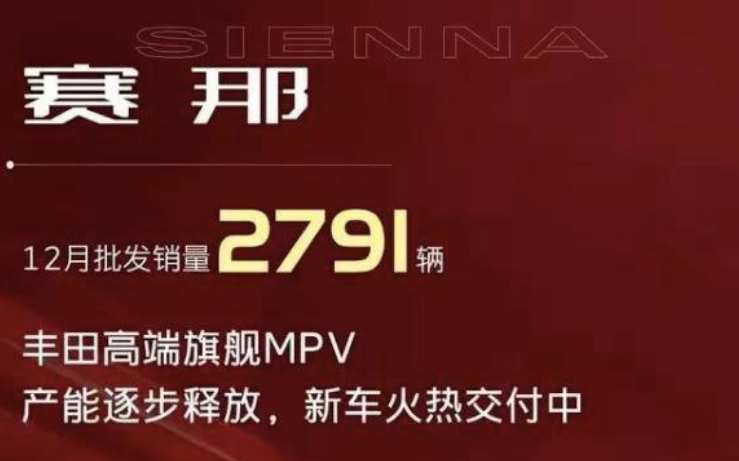 赛那1月份销量仅932辆 都是终端加价惹的祸吗？