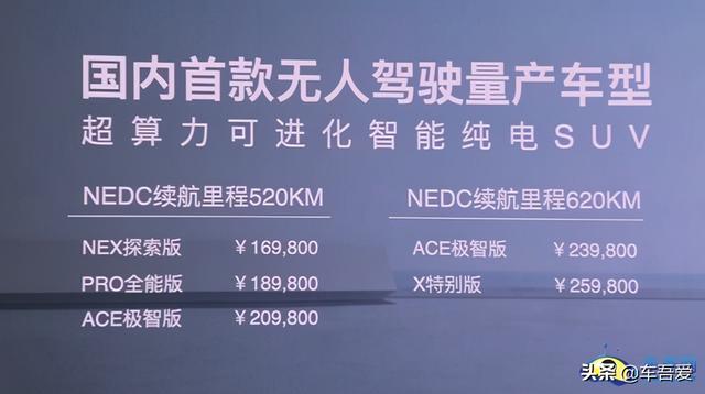 威马W6正式上市 售价16.98-25.98万元