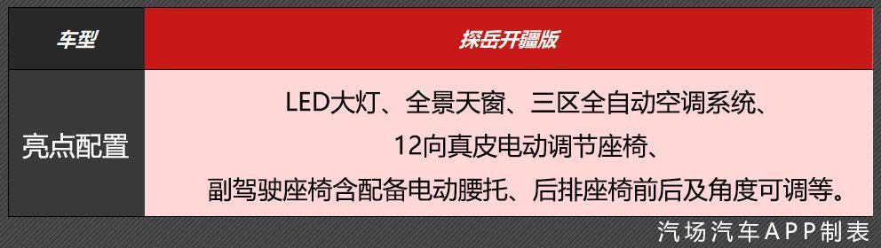 限量288台/售价24.13万，一汽-大众探岳开疆版今日正式发售