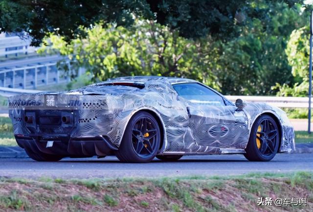 法拉利全新超跑路试谍照曝光,造型更加夸张,或搭载6缸混动系统