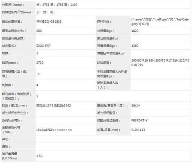 全新斯柯达明锐申报图 或更名明锐PRO