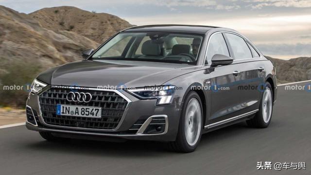 新奥迪A8渲染图曝光，颜值胜过奔驰S，3.0T V6配轻混