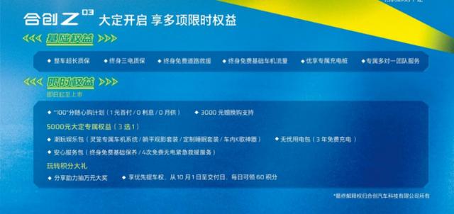 智能纯电SUV新玩咖,合创Z03预售13万起