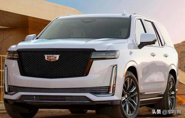凯迪拉克凯雷德运动版实车,提供两种动力选择,堪称老板级座驾