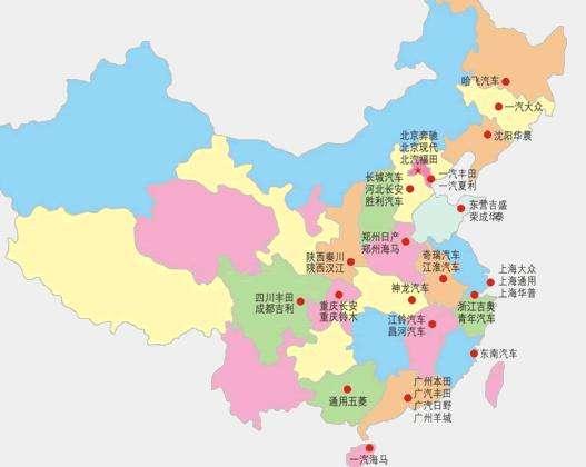 2019年汽车产量最大的十个省，湖北第4，你家乡排第几？