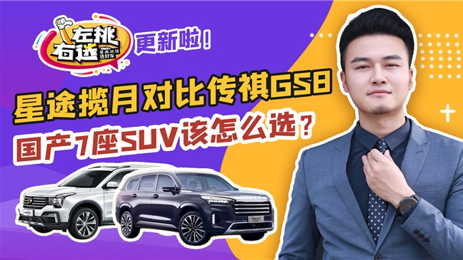 都是2.0T动力，7座大空间SUV，星途揽月和传祺GS8怎么选？