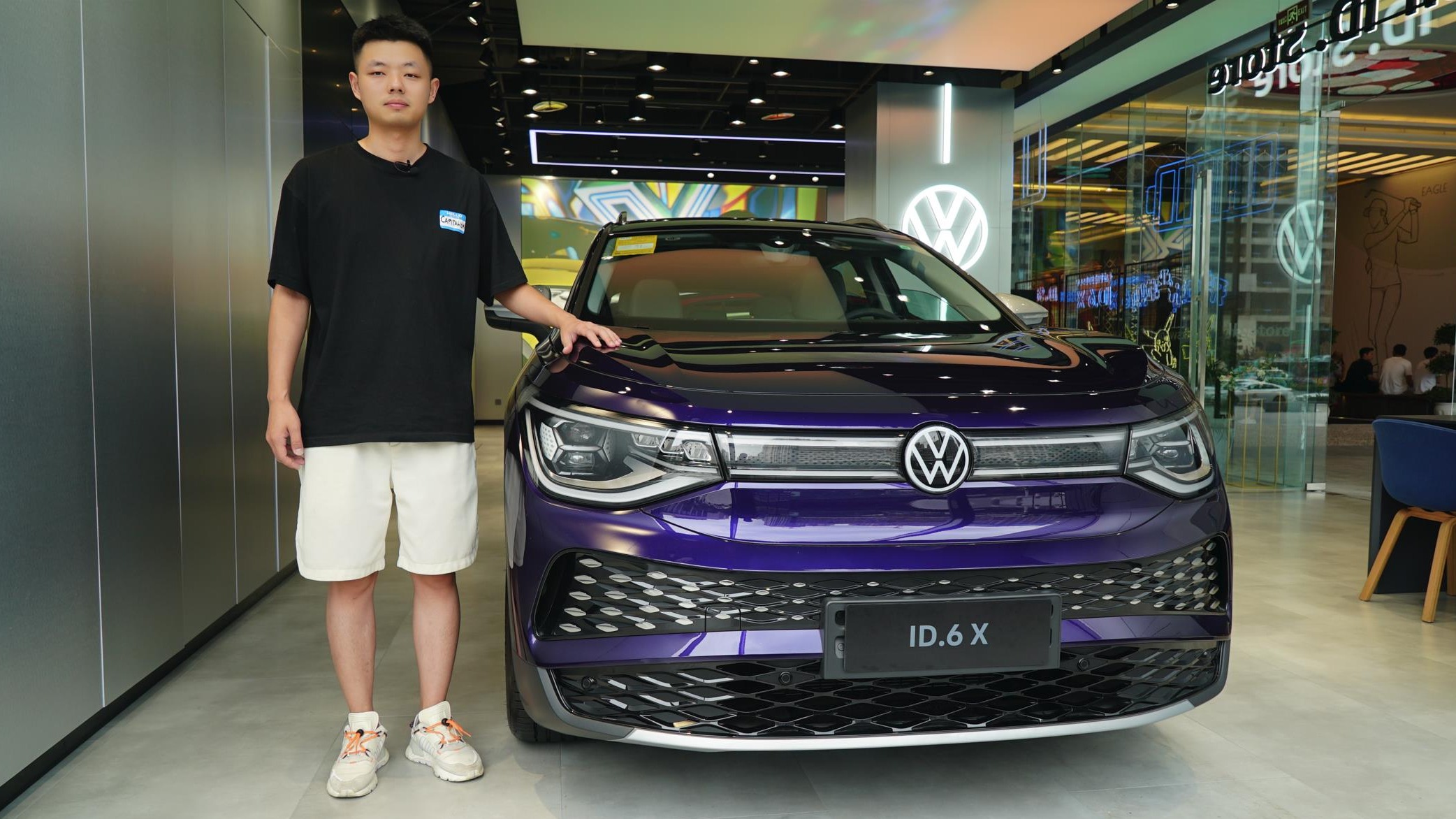 实拍大众ID.6 X丨不到24万元，买7座中大型纯电SUV！千值万值