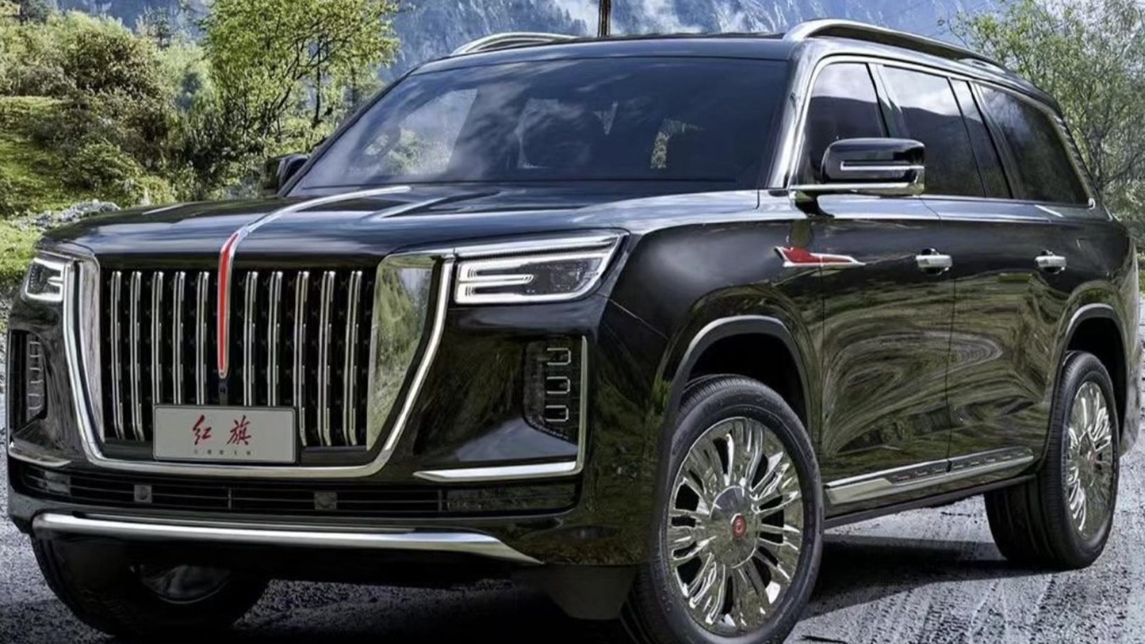 全尺寸旗舰SUV 红旗LS7官图发布 有望搭载V8发动机