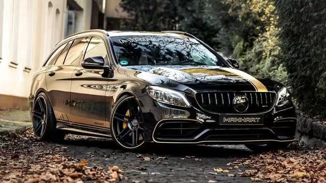 最后的大V8 Manhart爆改AMG C63 S旅行车 狂飙722马力