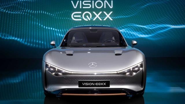 续航1000km 奔驰VISION EQXX概念车发布 内置47.5英寸大屏