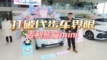 打破代步车界限，吉利熊猫mini 3.99万元起售！