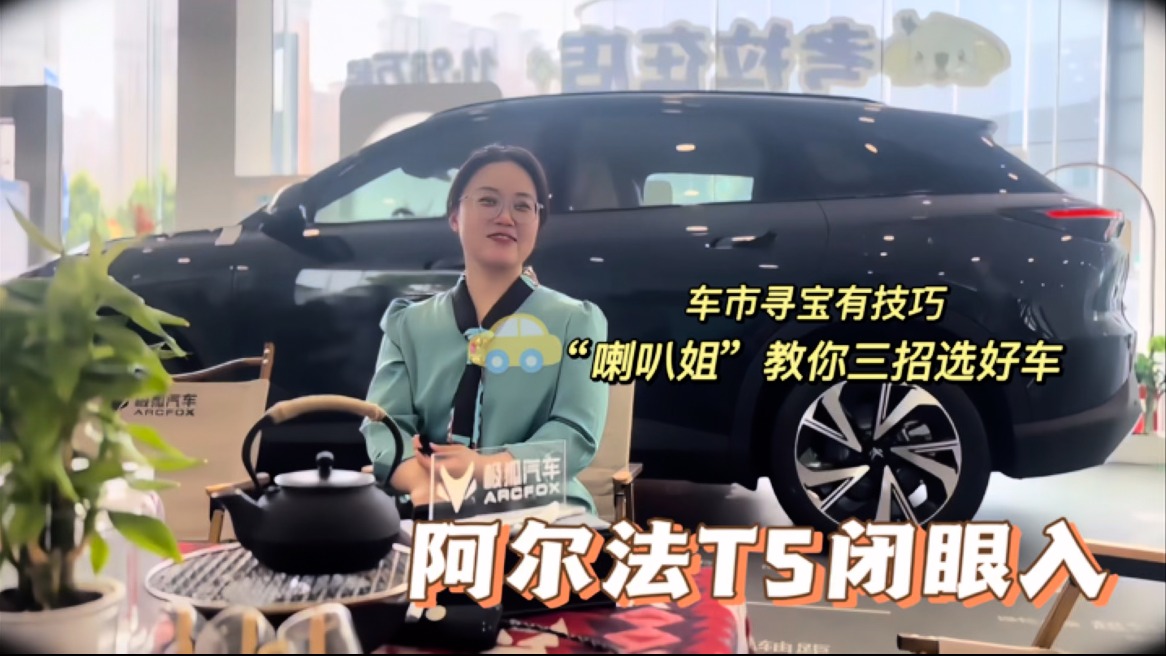 车市寻宝有技巧，阿尔法T5闭眼入，“喇叭姐”教你三招选好车