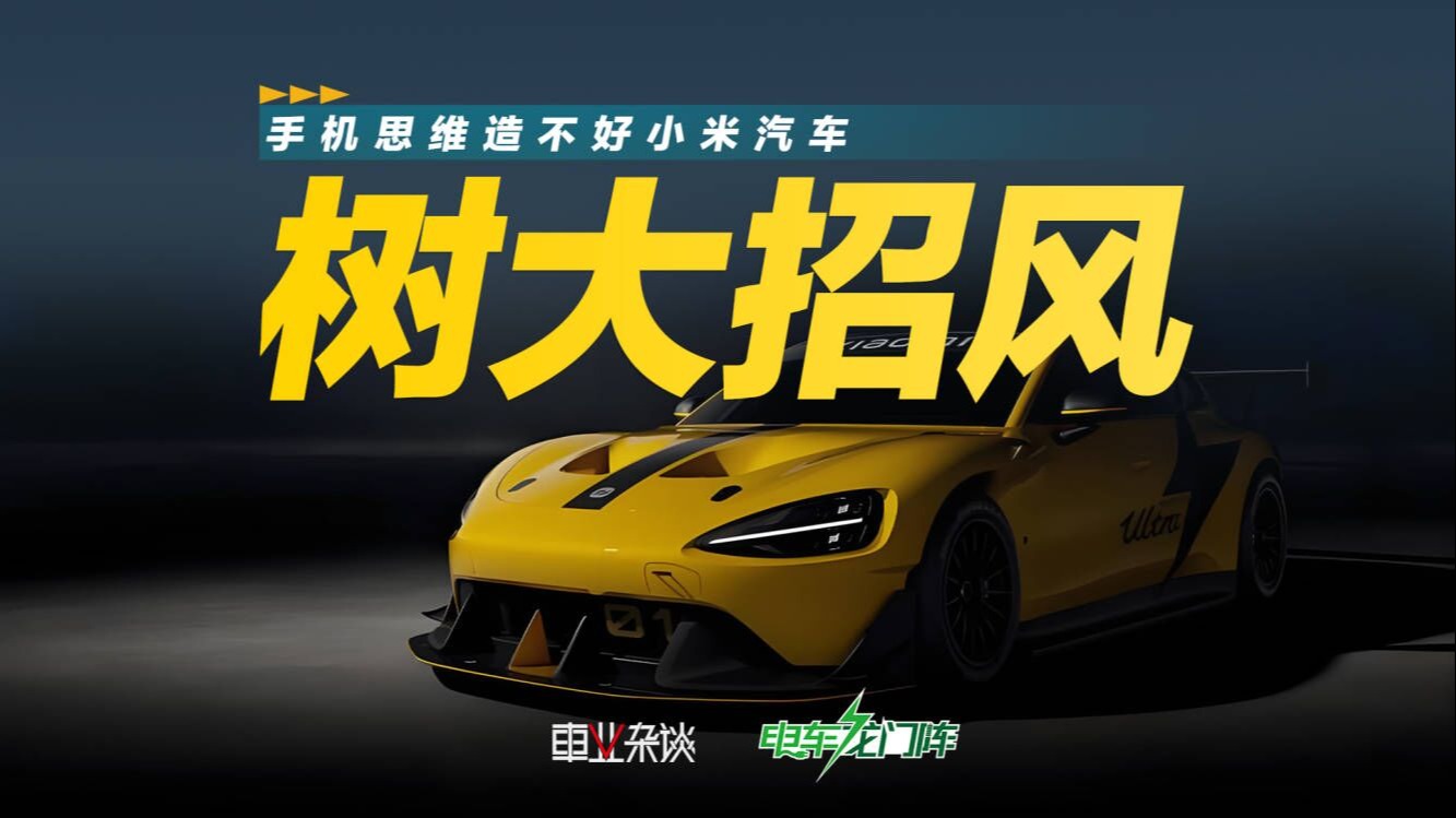 雷军，手机思维造不好小米汽车