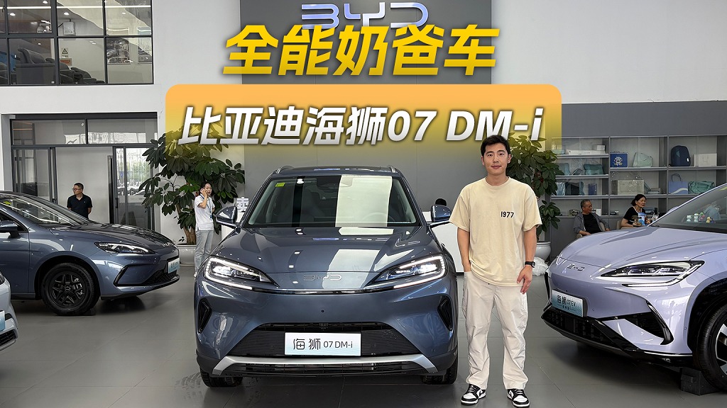 补贴后仅14.38万元起售，静态品鉴比亚迪海狮07 DM-i