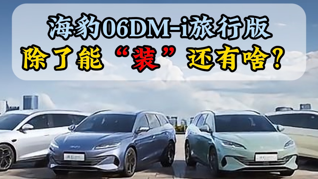 海豹06DM-i旅行版除了能“装”还有啥？