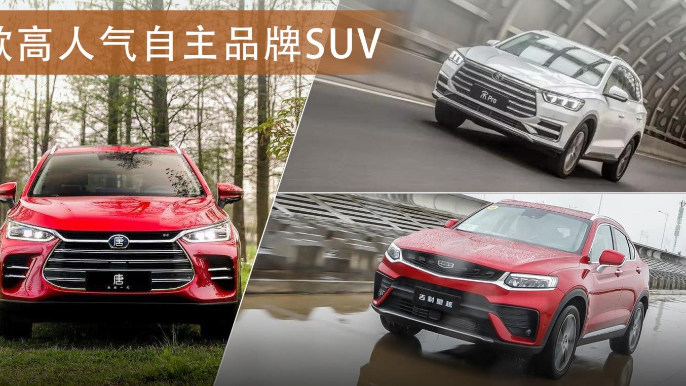 这3款高人气自主品牌SUV，真的值得买吗？