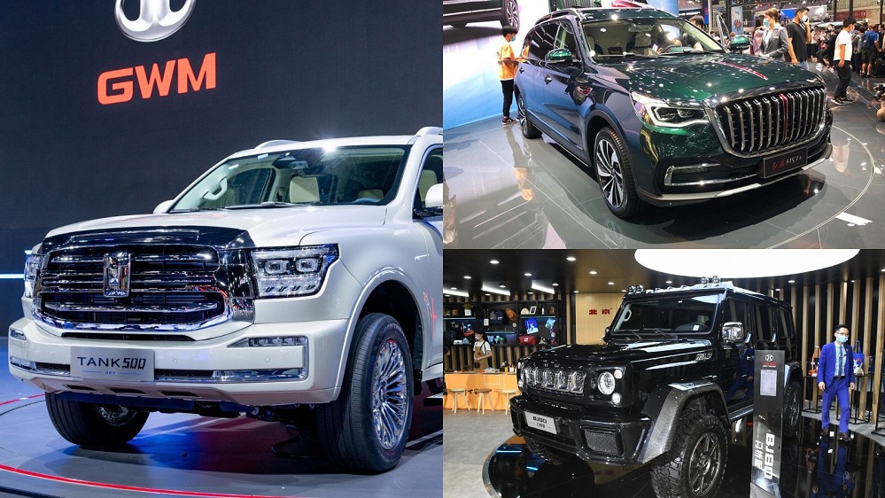 玩转大排量，3款国产3.0T 中大型SUV，坦克500、HS7、BJ80谁最硬？